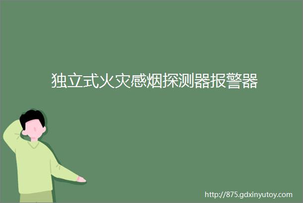 独立式火灾感烟探测器报警器